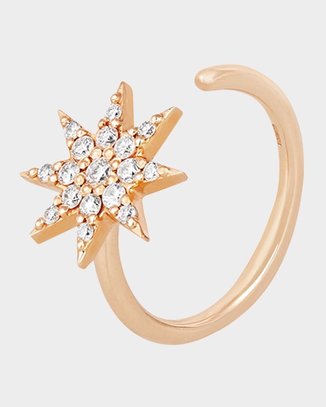 Venus Star Open Ring, Size 7